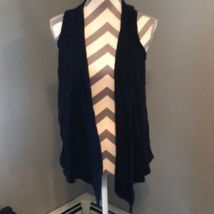 Black Cotton Vest